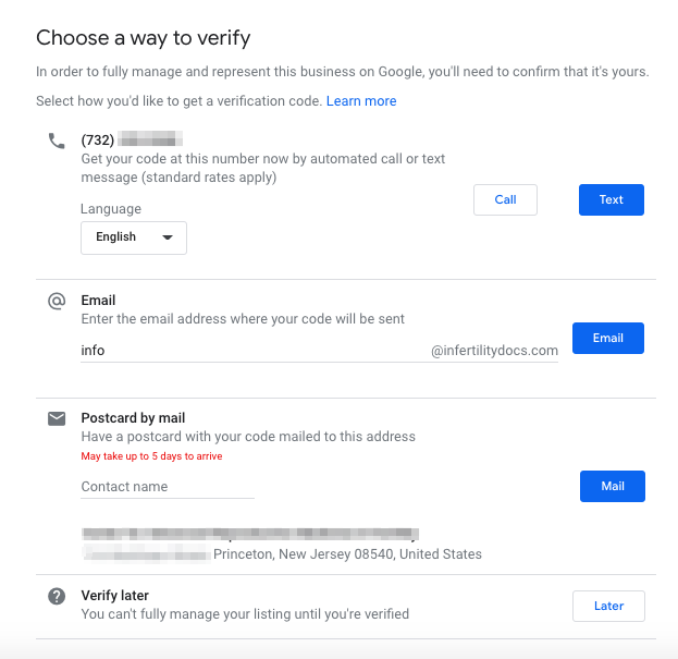 How To Verify Google My Business Without Postcard